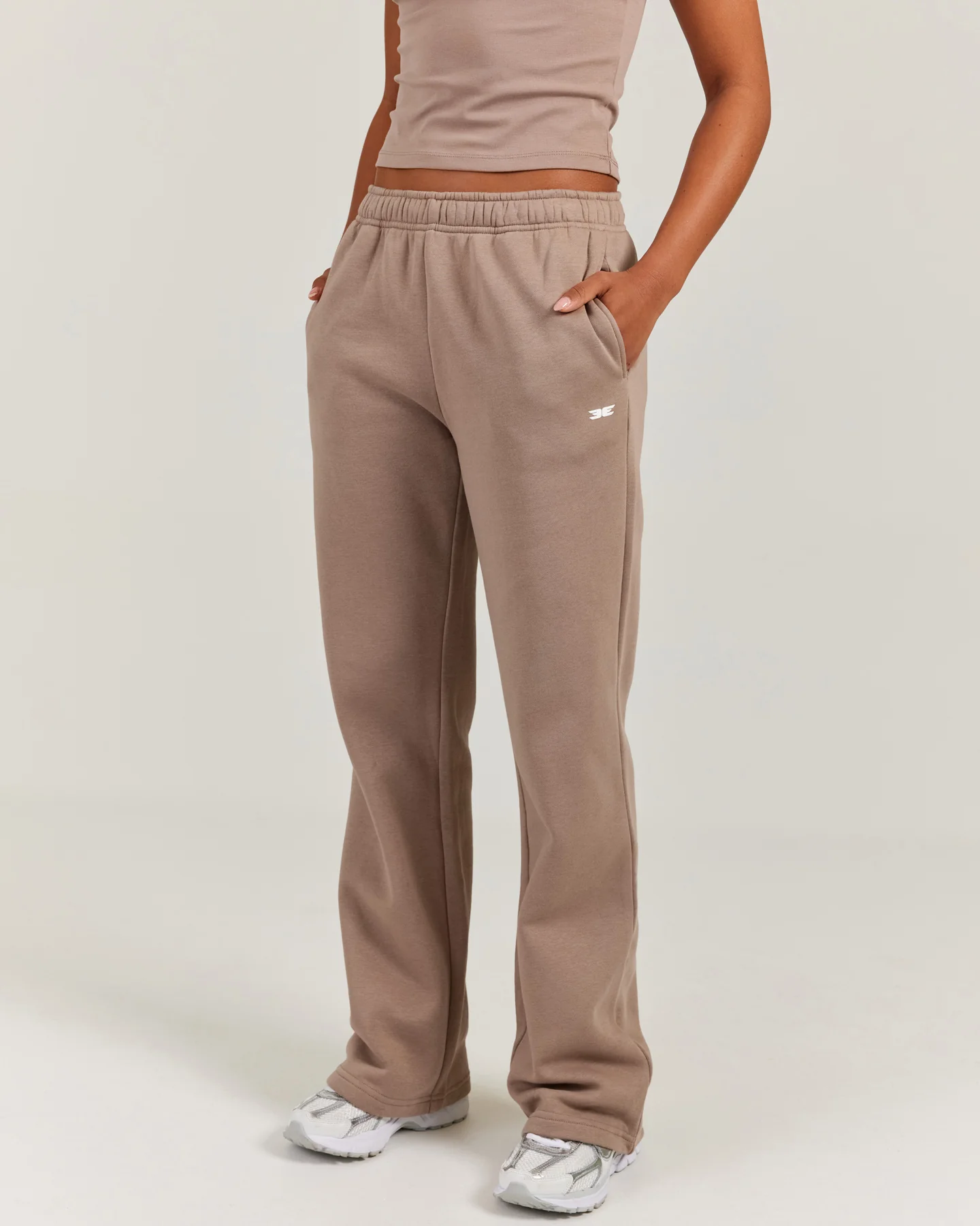 Omni Straight Leg Trackpants - Toasted Cashew - Image 3