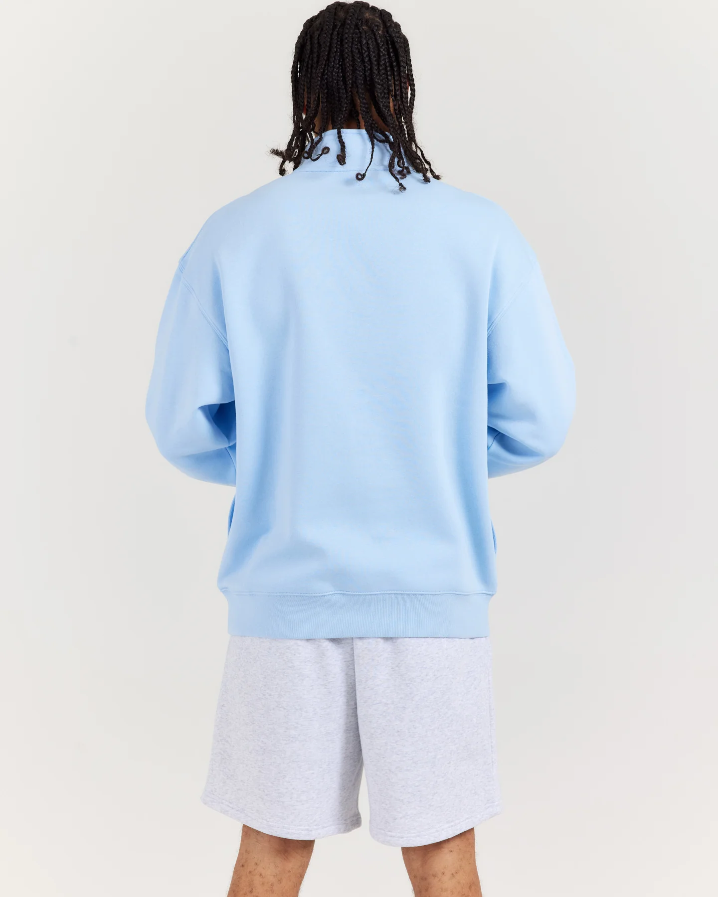Omni Unisex 1/4 Zip - Light Blue - Image 7