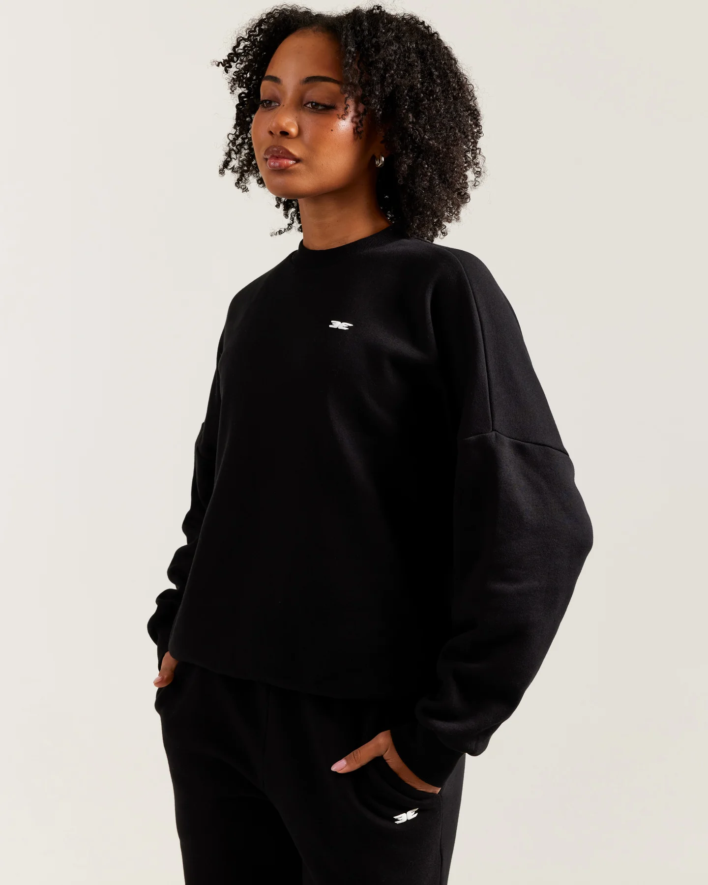 Omni Unisex Crewneck - Black - Image 4