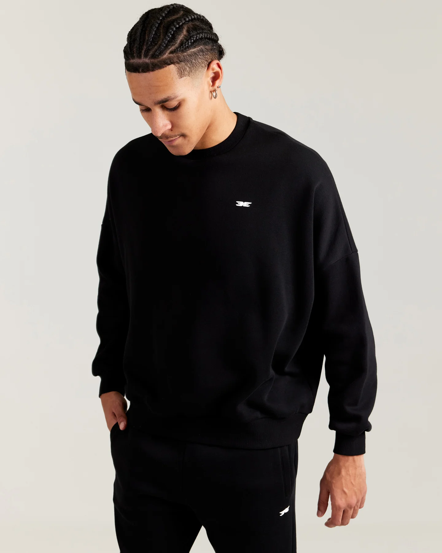 Omni Unisex Crewneck - Black - Image 7