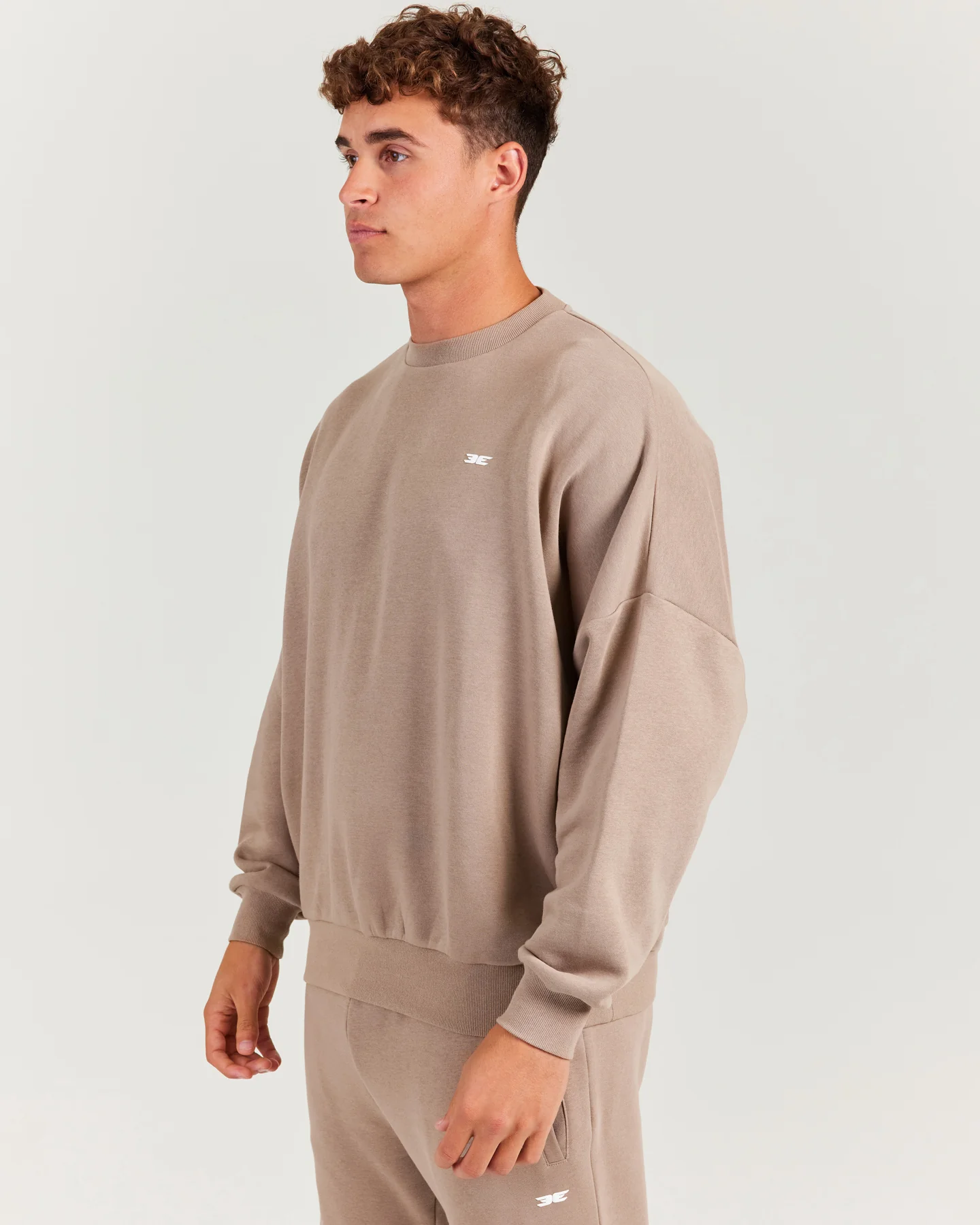 Omni Unisex Crewneck - Toasted Cashew - Image 6