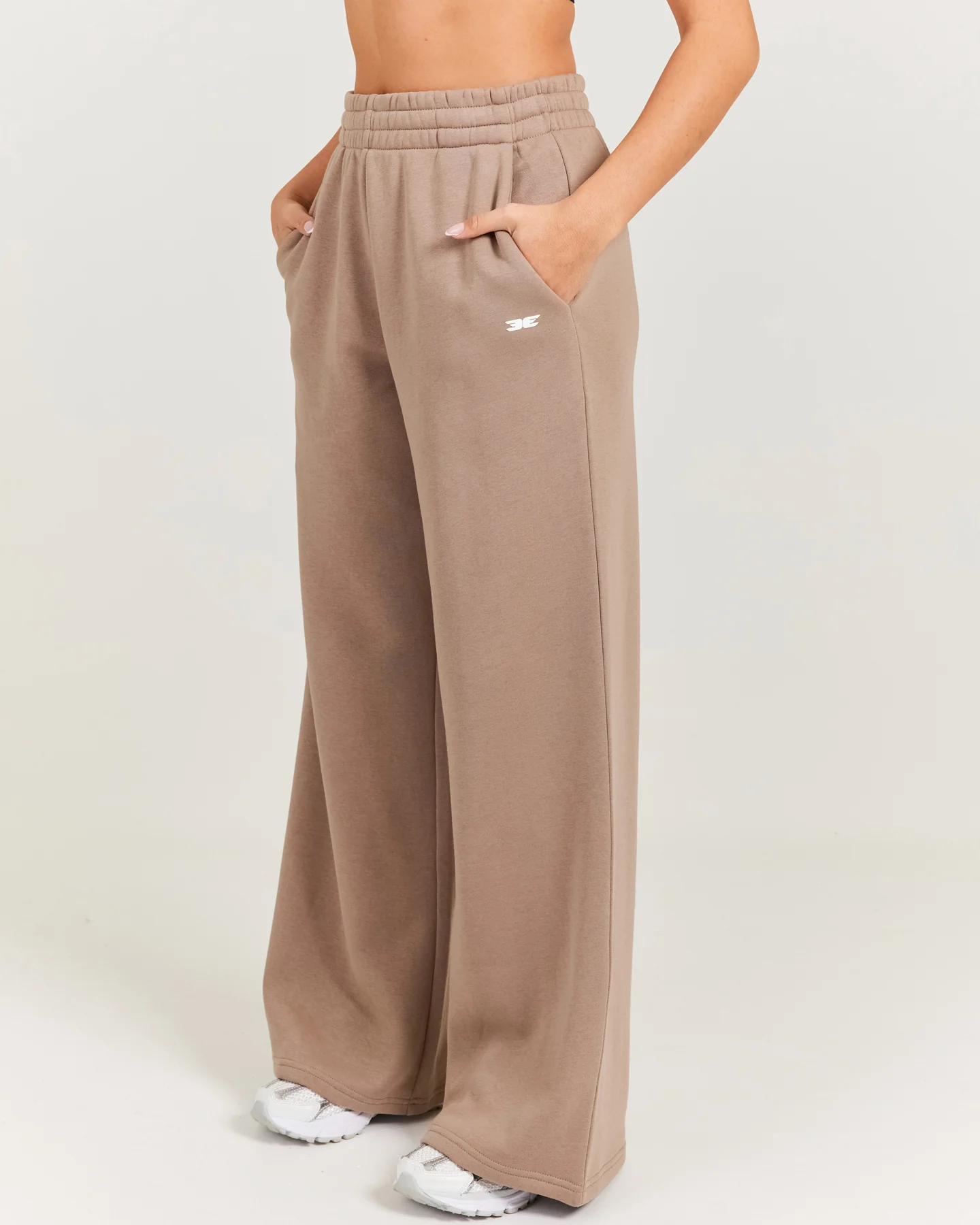 Omni Wide Leg Trackpants - Toasted Cashew - Image 3