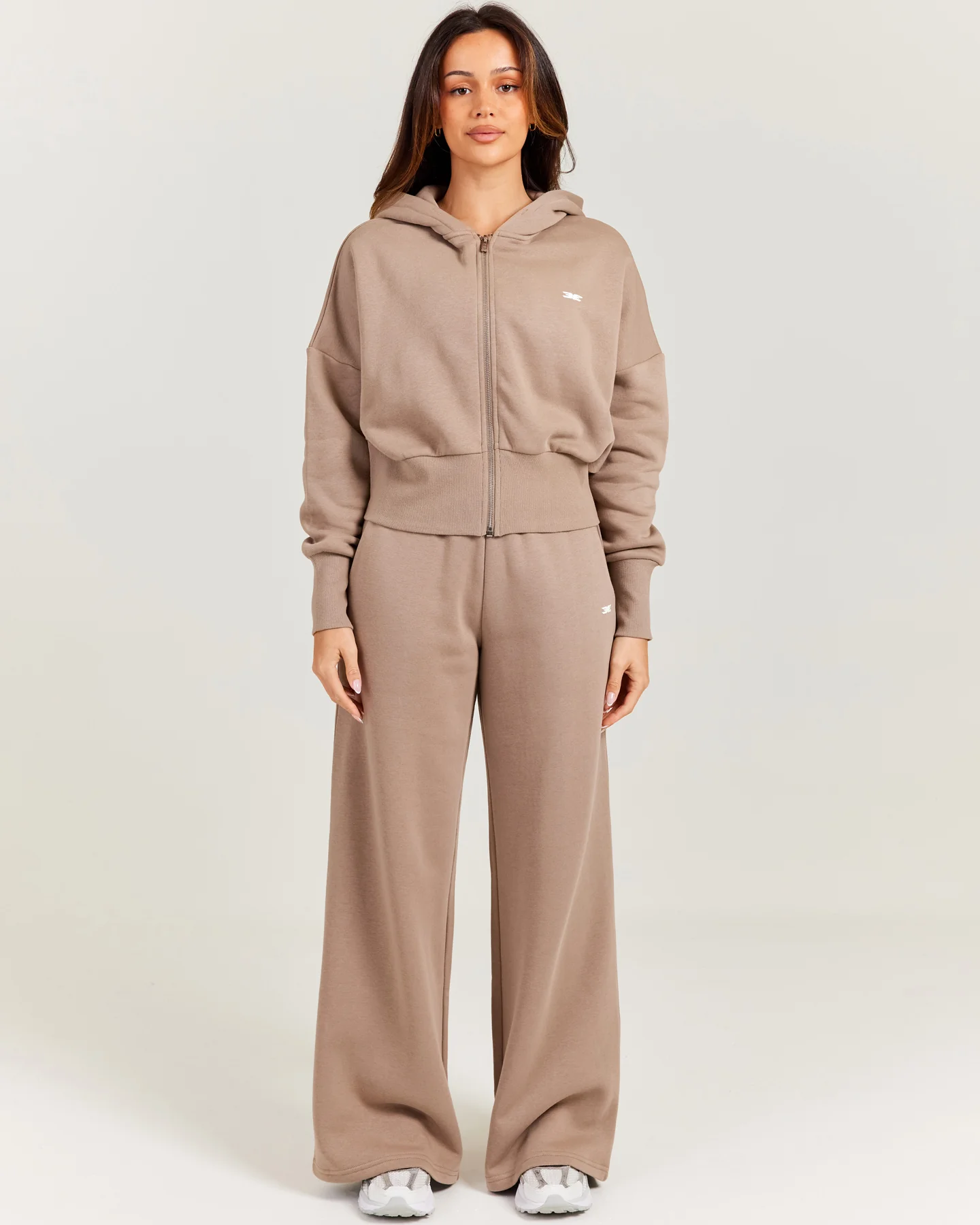 Omni Wide Leg Trackpants - Toasted Cashew - Image 4