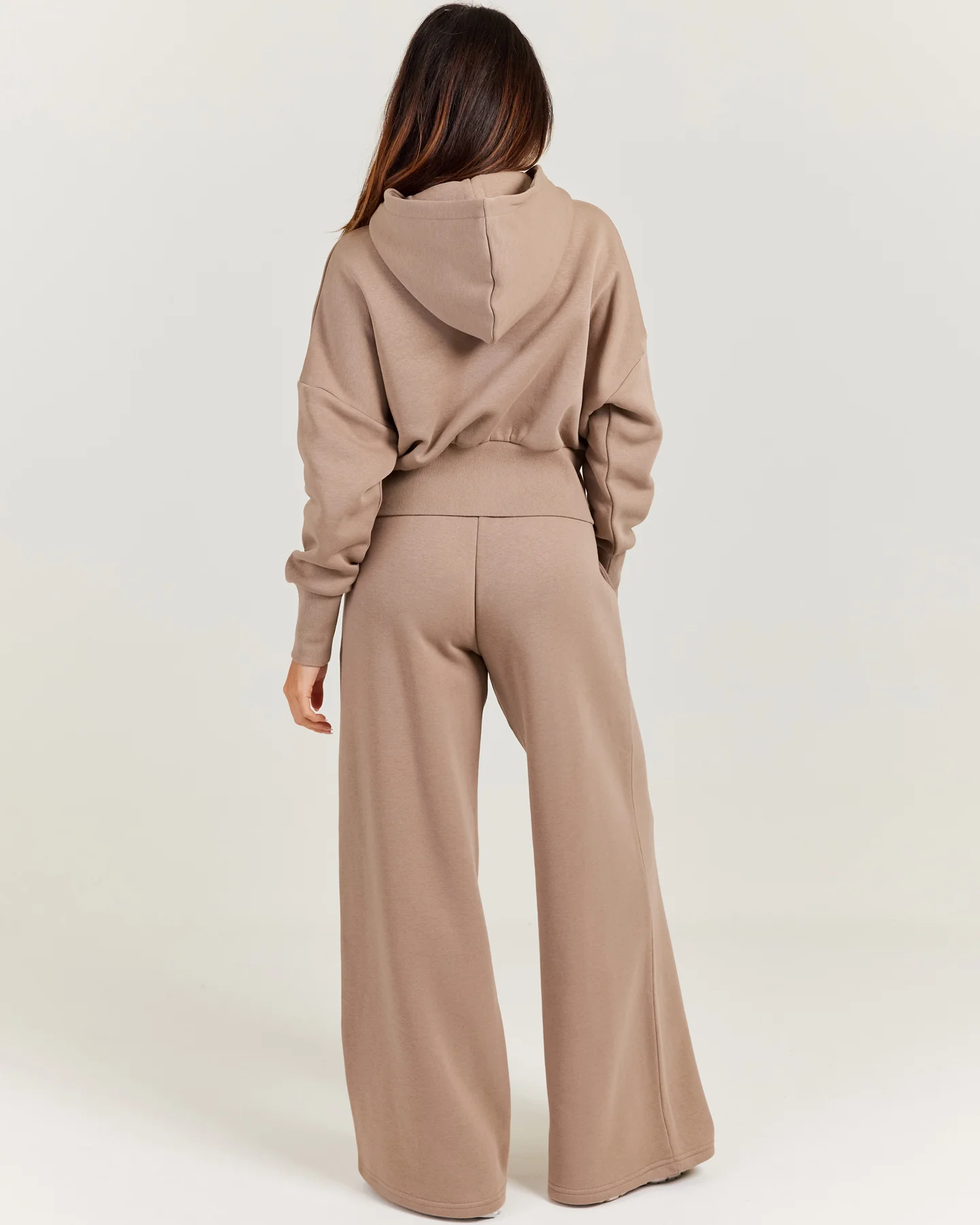 Omni Wide Leg Trackpants - Toasted Cashew - Image 6
