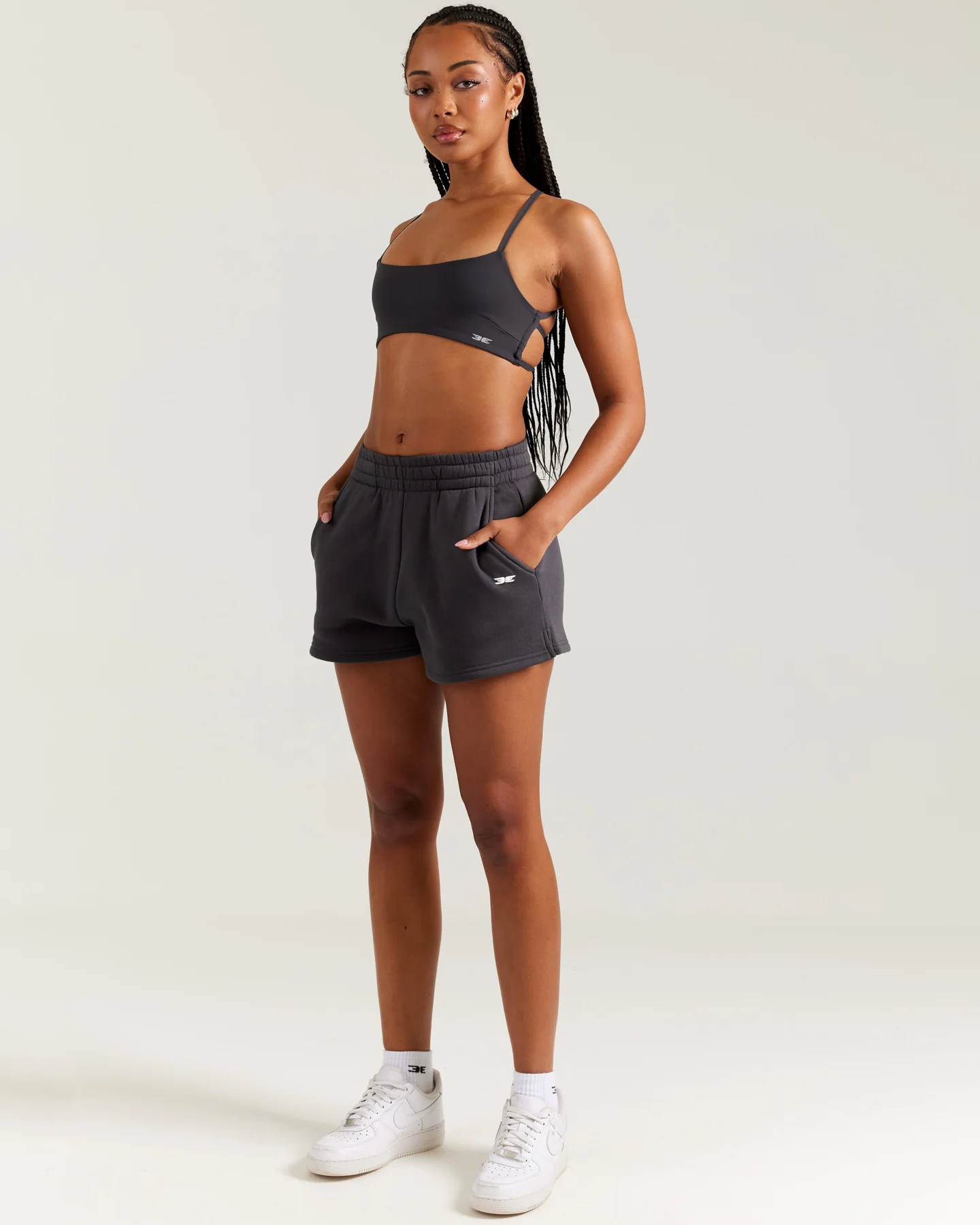 Omni Women's Shorts - Charcoal - Image 5