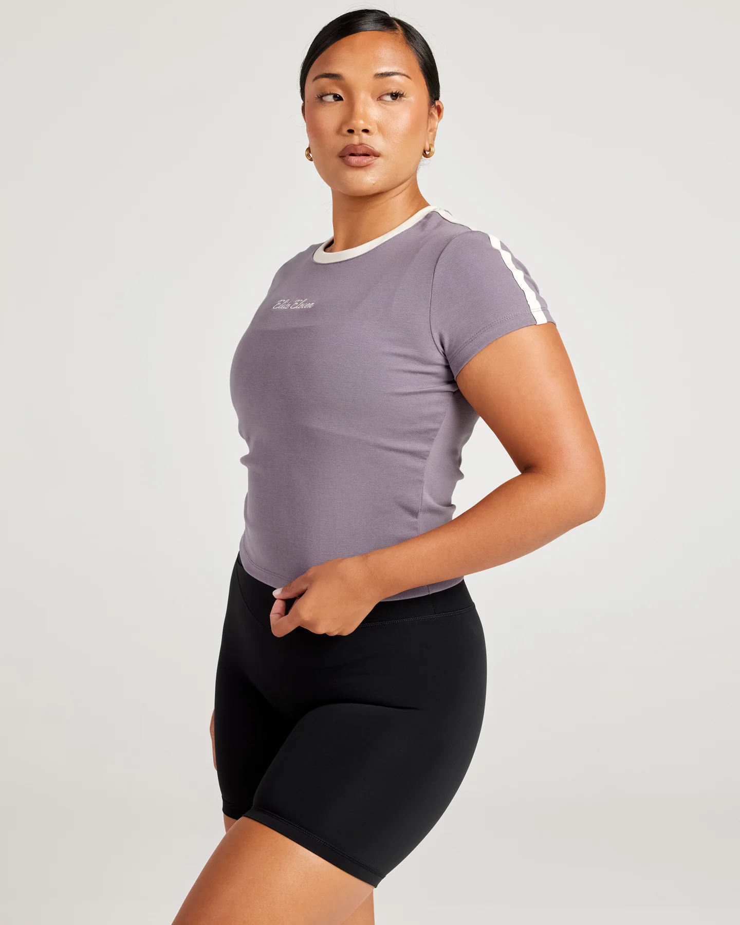 Panel Baby Tee - Haze/Bone - Image 3