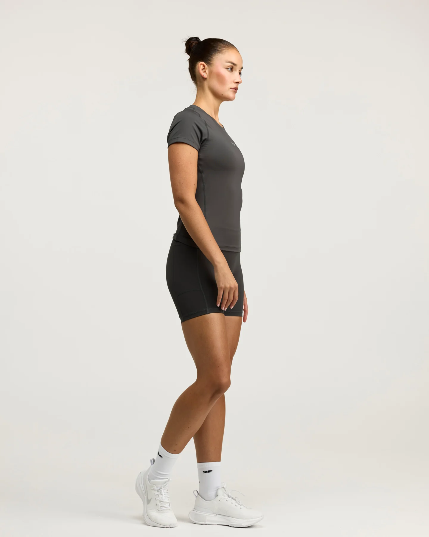 PerForm Pocket Shorts - Charcoal - Image 3