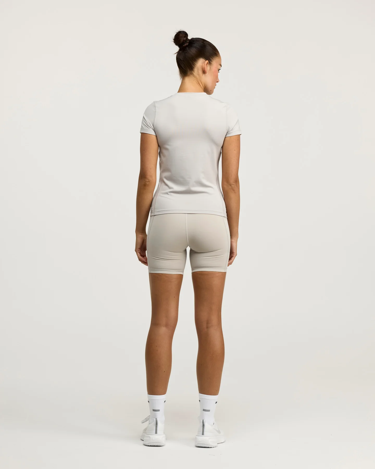 PerForm Pocket Shorts - Stone Grey - Image 5