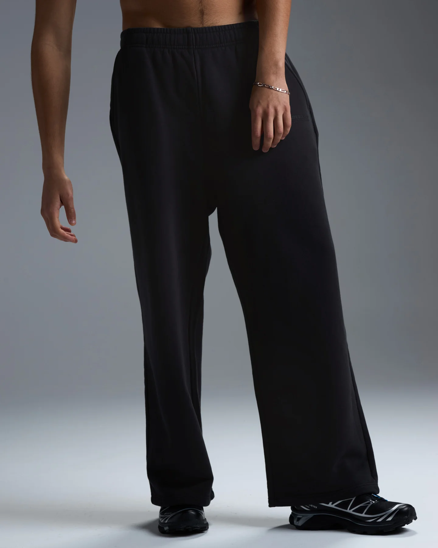 Premium Heavyweight Men's Straight Leg Pants - Black - Image 8