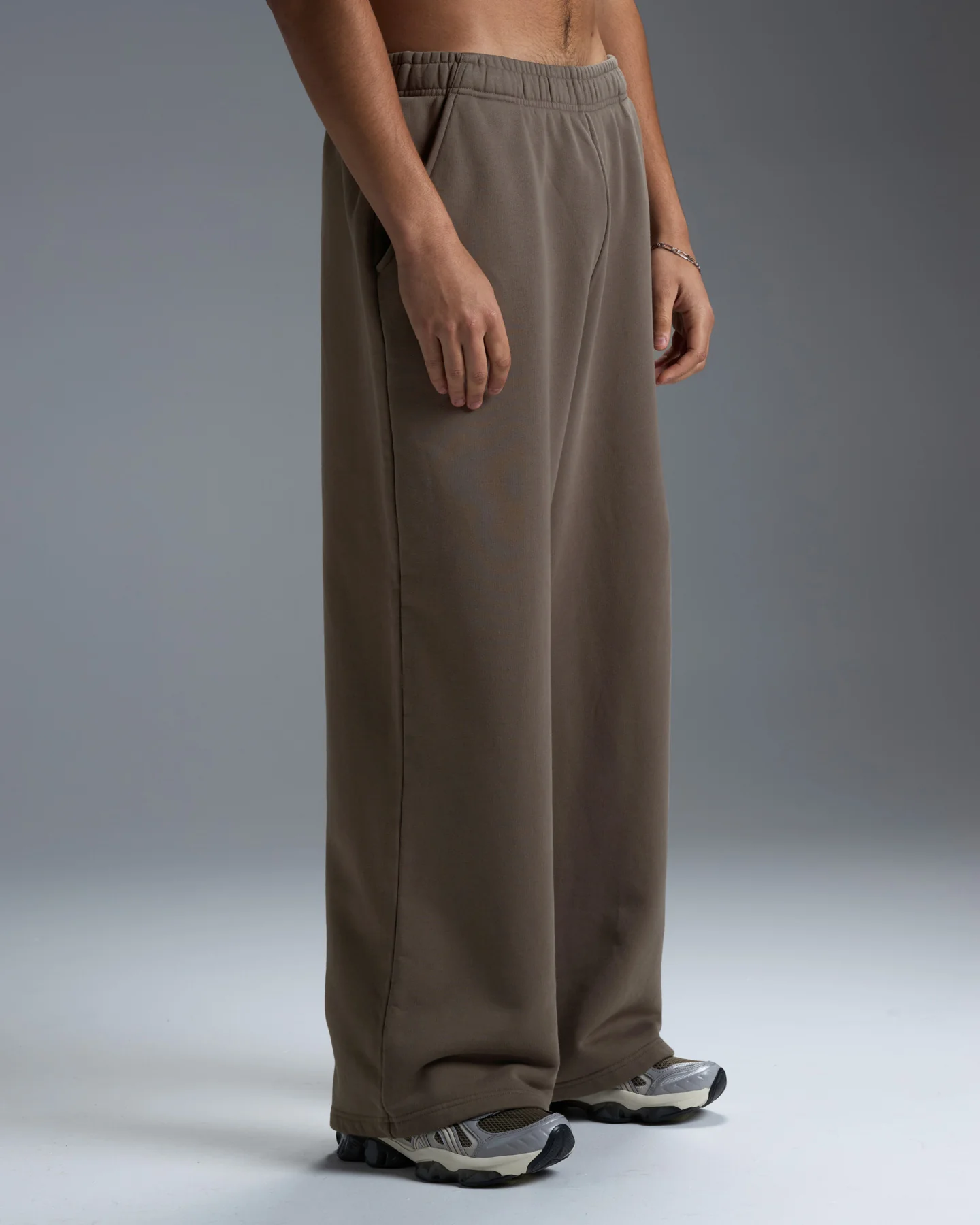 Premium Heavyweight Men's Straight Leg Pants - Dark Taupe - Image 5