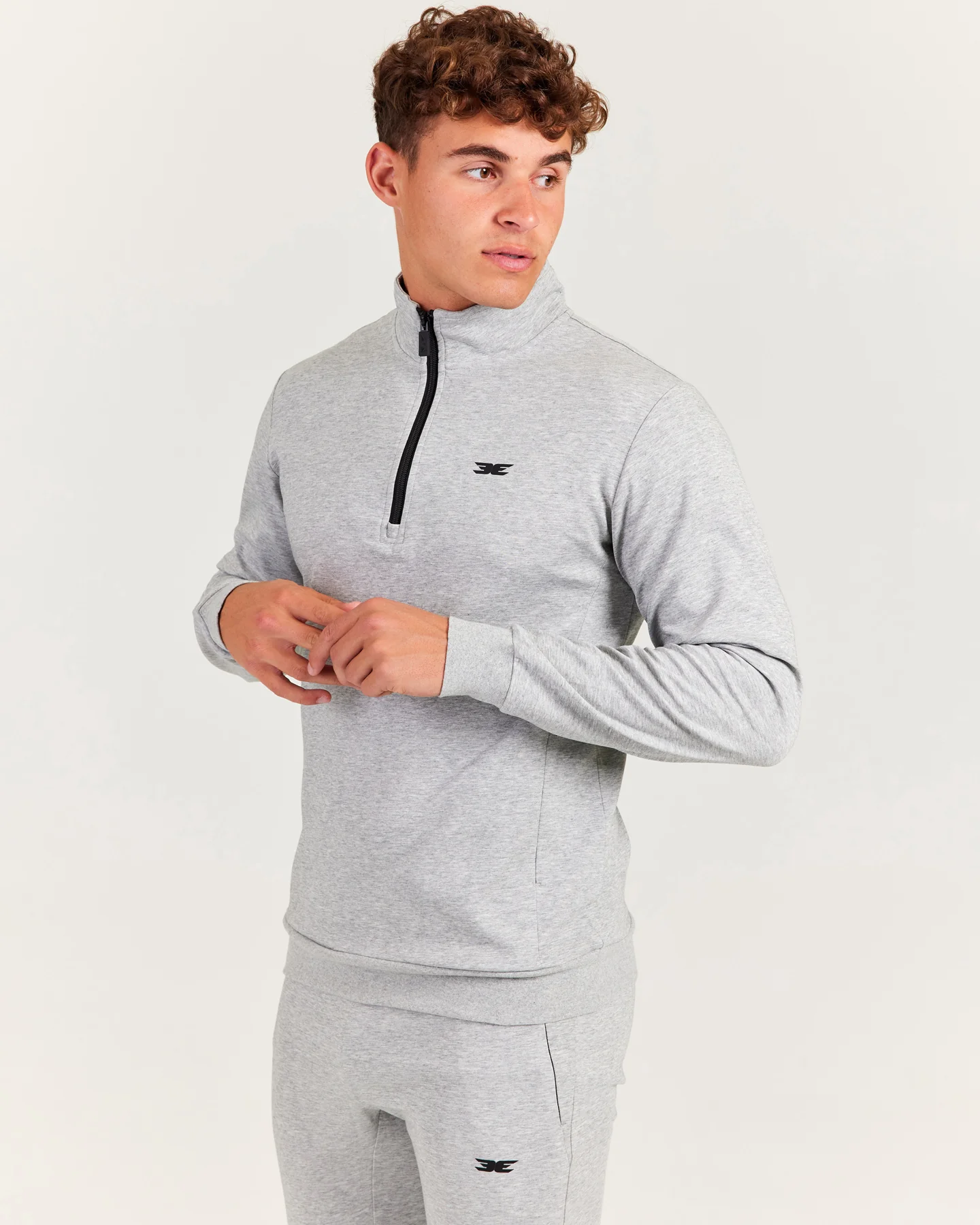 Prime 1/4 Zip - Grey - Image 3