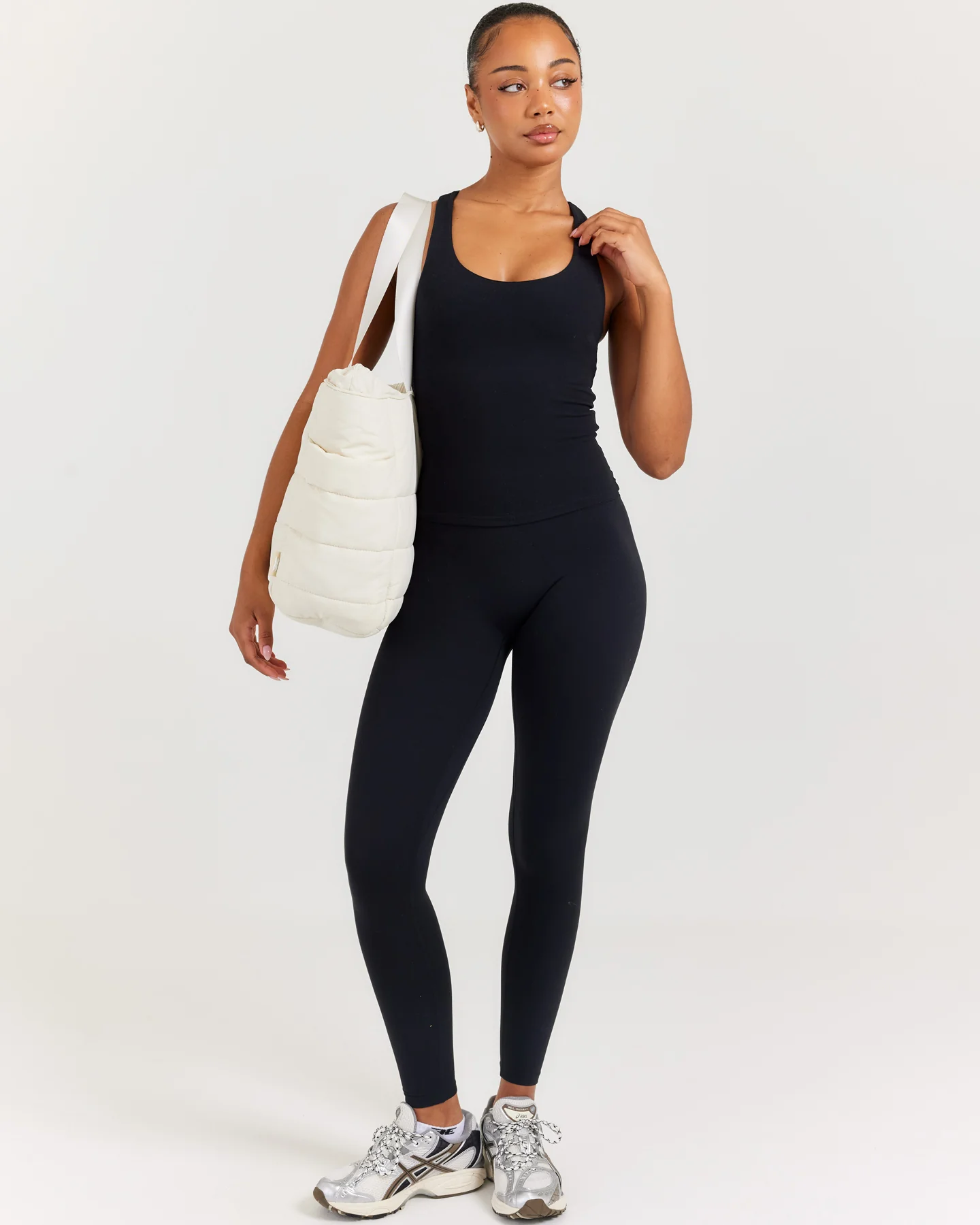 Puffer Tote - Bone - Image 3