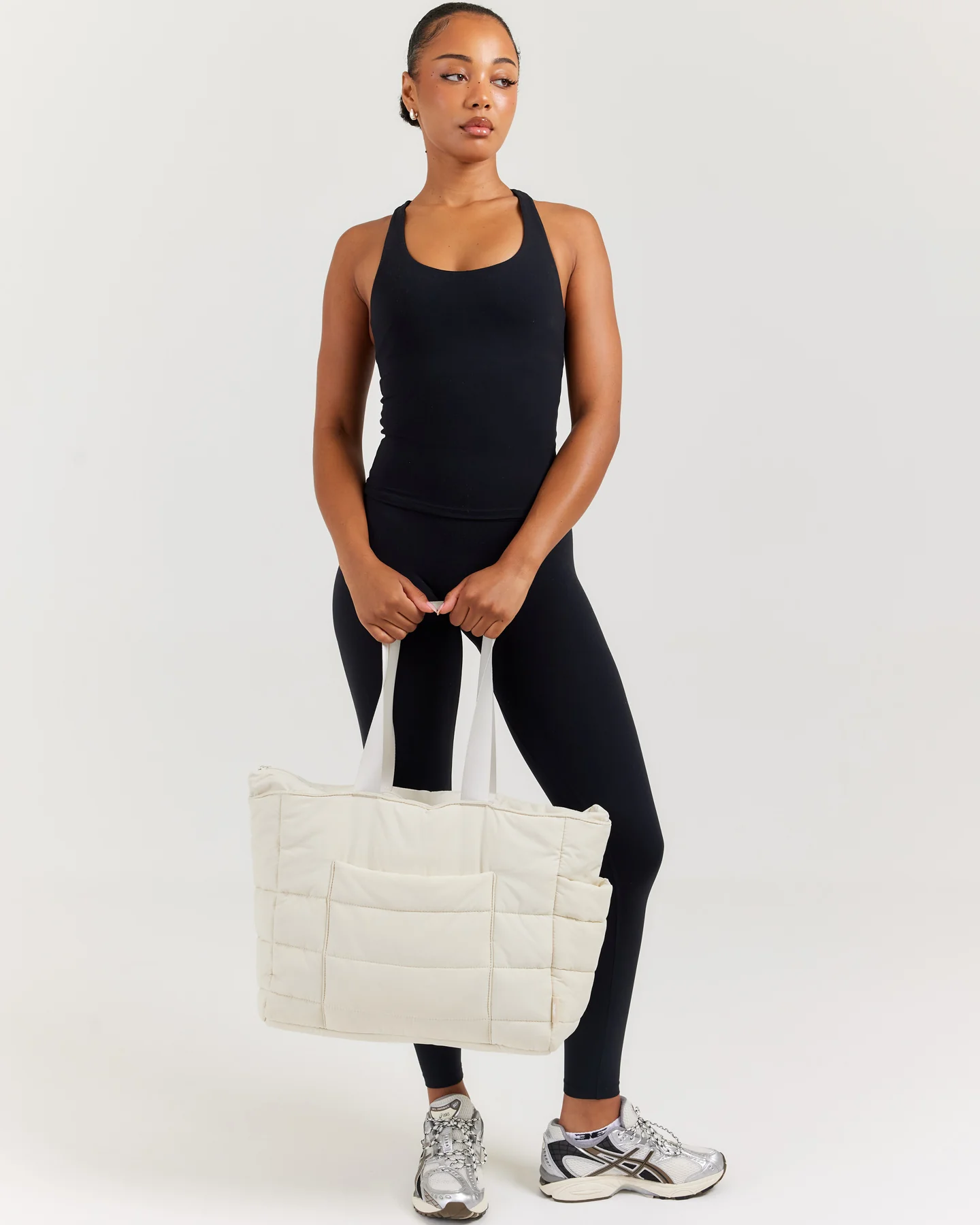 Puffer Tote - Bone - Image 5