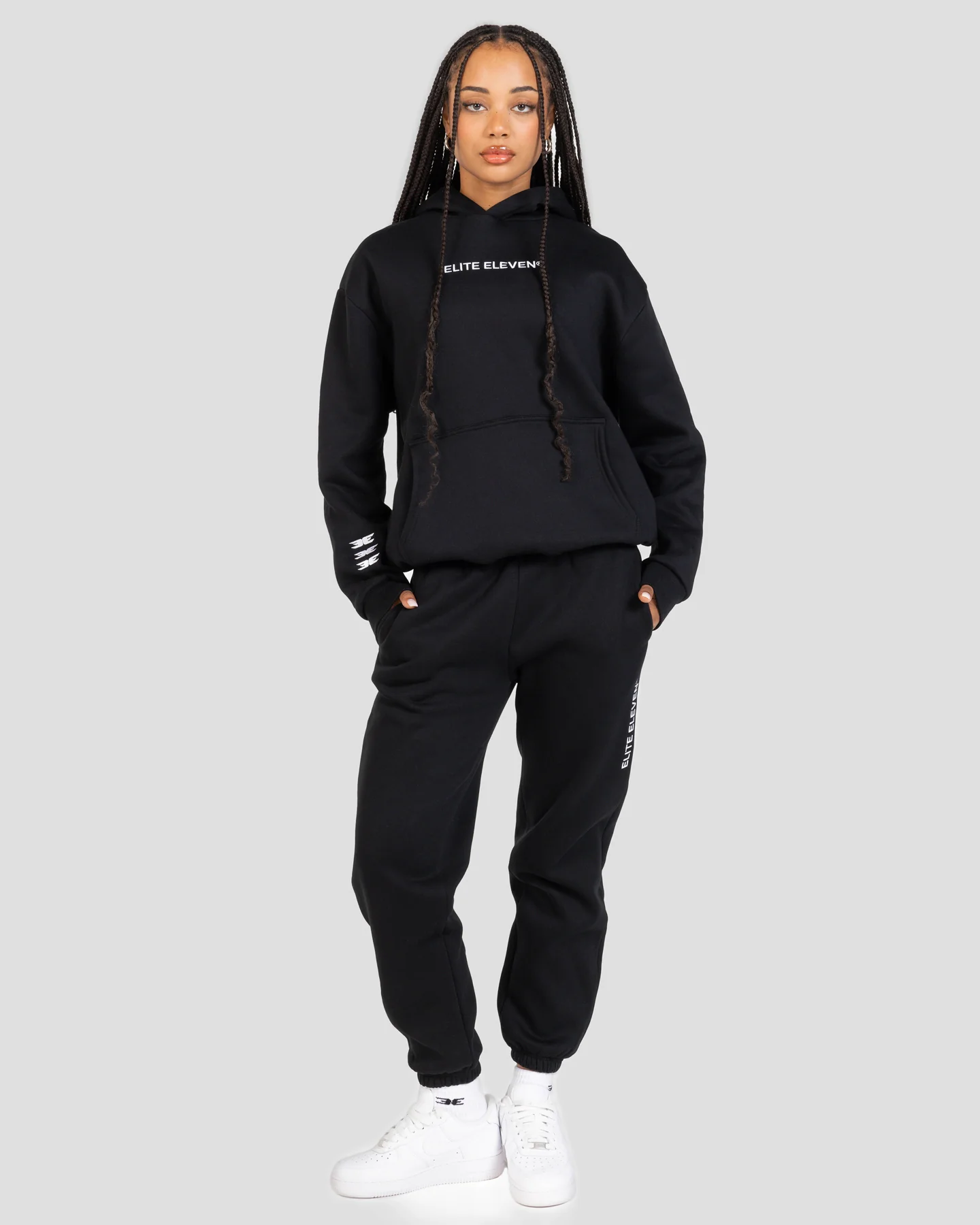 Registered Hoodie - Black/White - Image 4