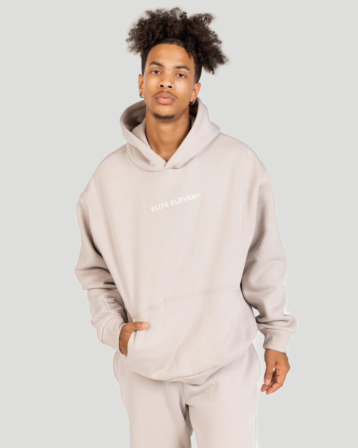 Registered Hoodie - Taupe - Image 3