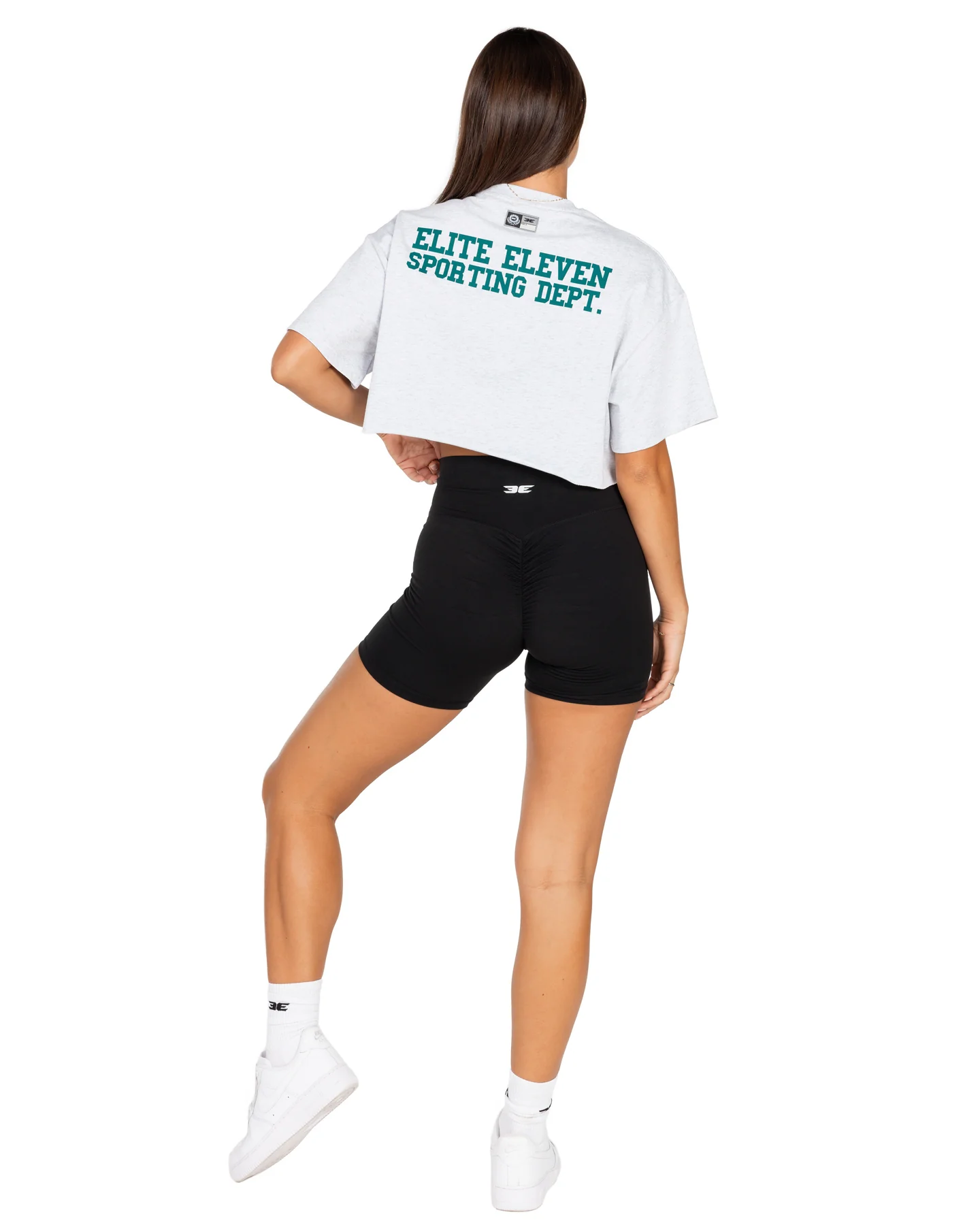 Squad Cropped Tee - Polar Grey - Image 3