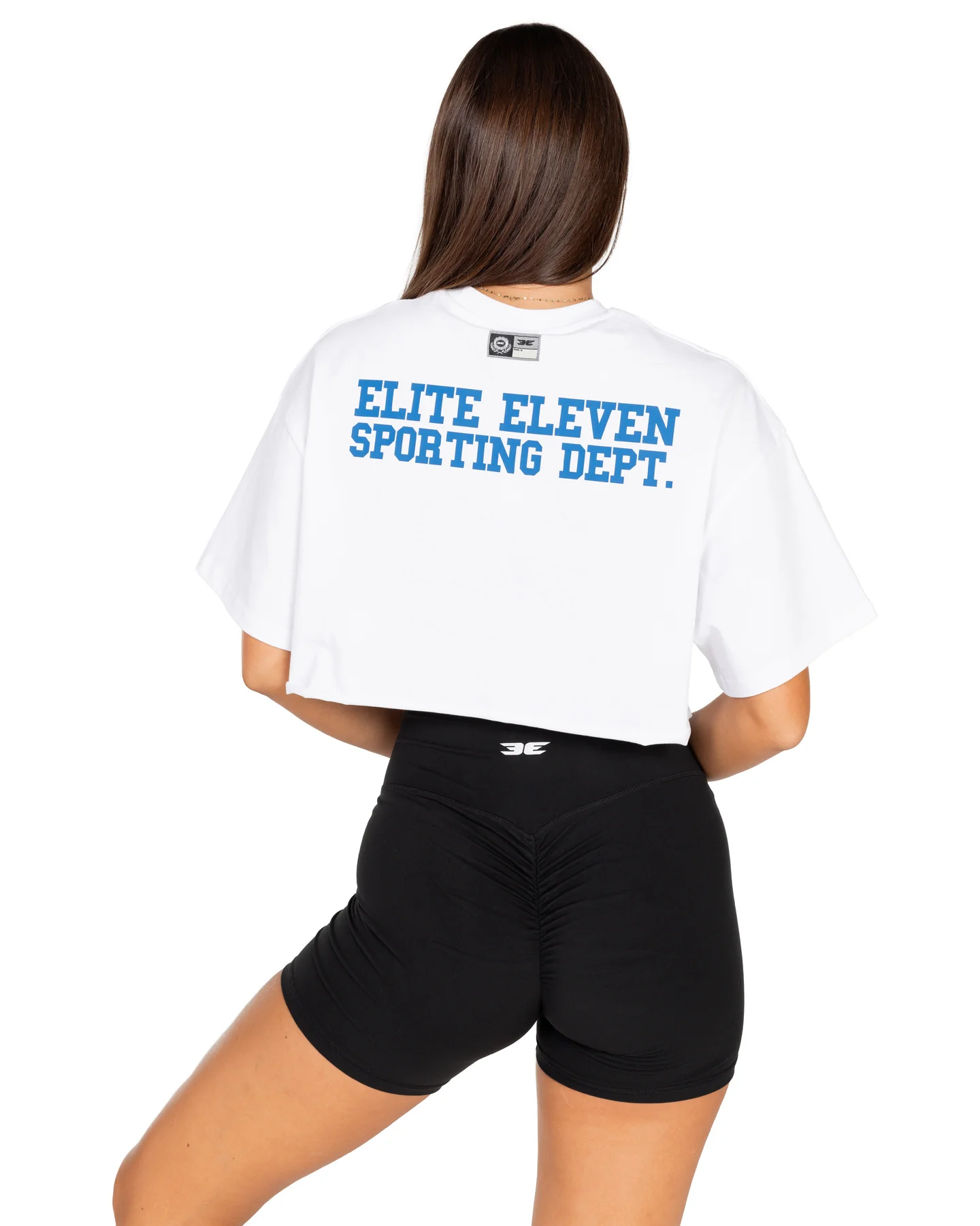 Squad Cropped Tee - White - Image 3