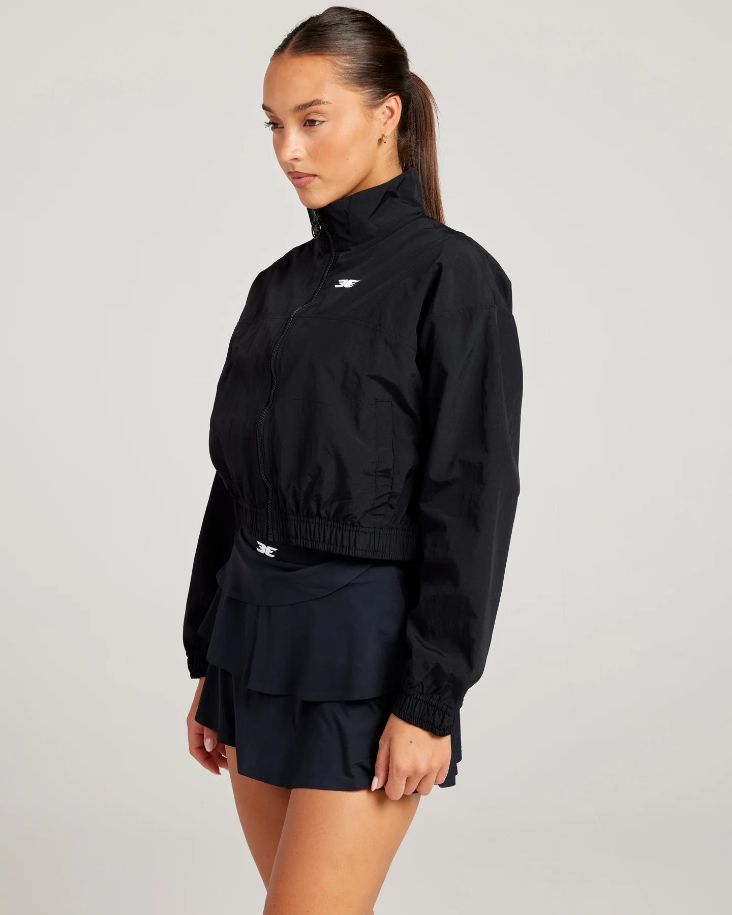 Women's Courtside Jacket V2 - Black - Image 3