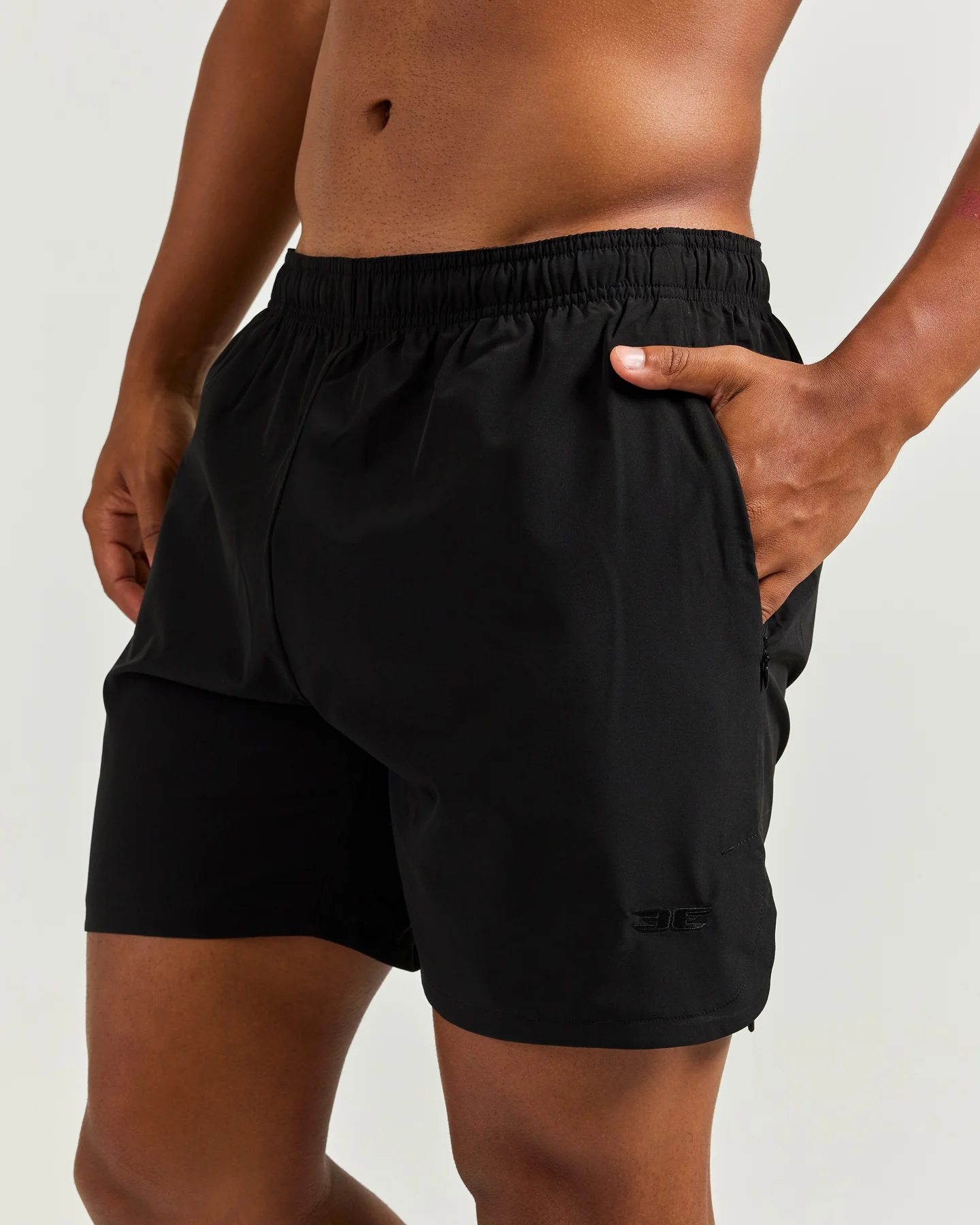 Woven Tech Shorts - Black - Image 3
