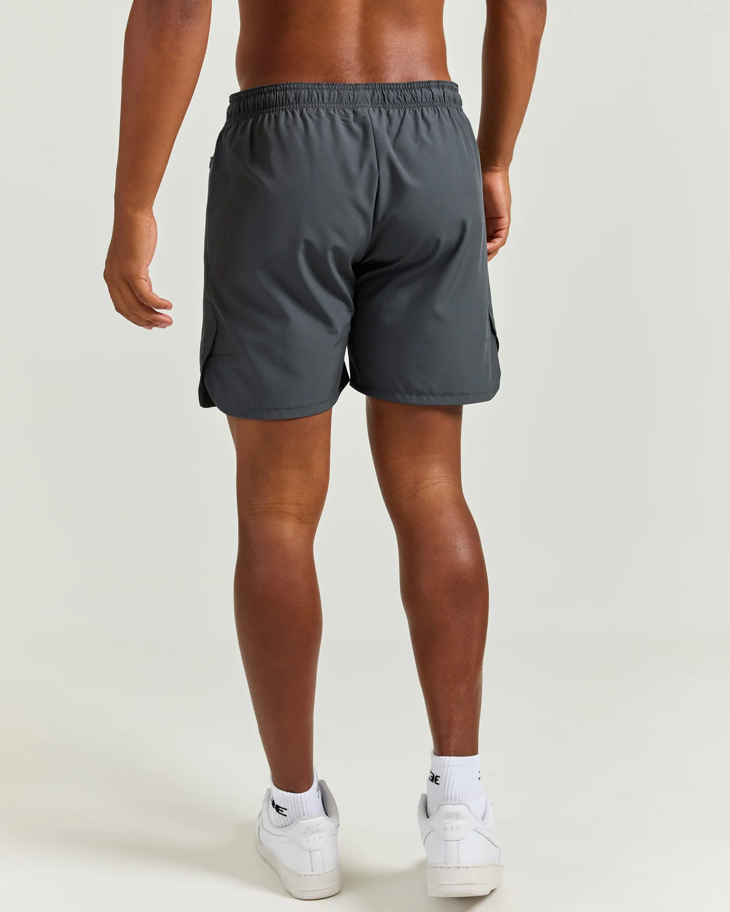 Woven Tech Shorts - Charcoal - Image 3