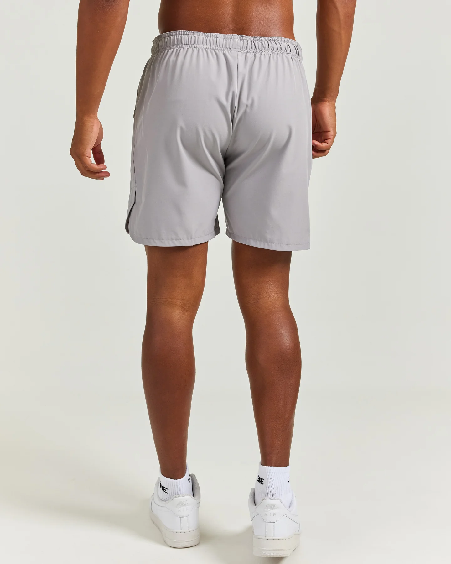 Woven Tech Shorts - Grey - Image 3